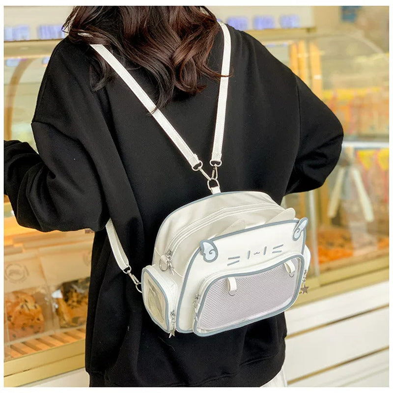 Cute Cat-Themed Crossbody Bag Kalsten