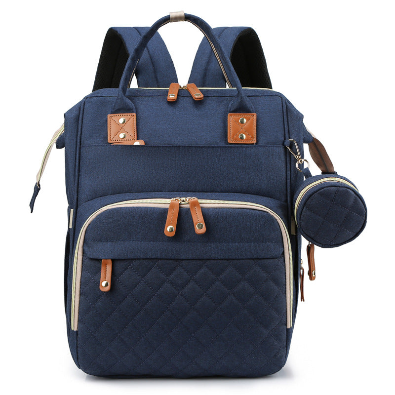 Multi-Functional Quilted Diaper Backpack Kalsten
