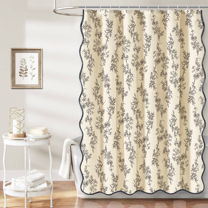 Floral Patterned Shower Curtain Kalsten