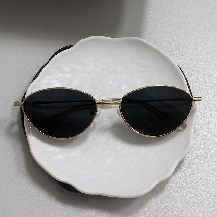 Fashionable Rectangular Glasses with Fine Metal Frame Kalsten