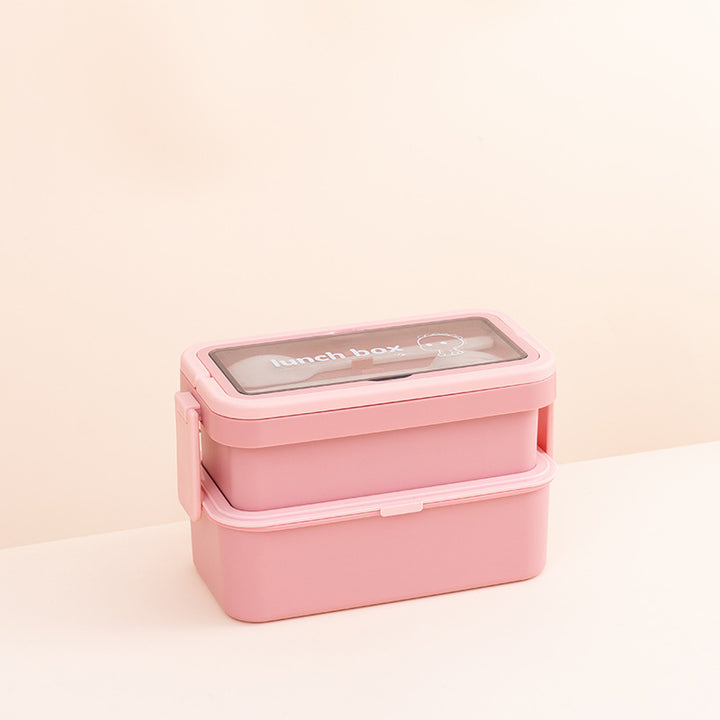 Stackable Multi-Compartment Lunch Box with Airtight Seal