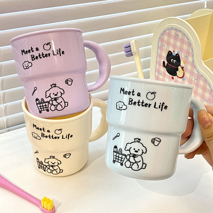 Ceramic mug with cute animal design Kalsten