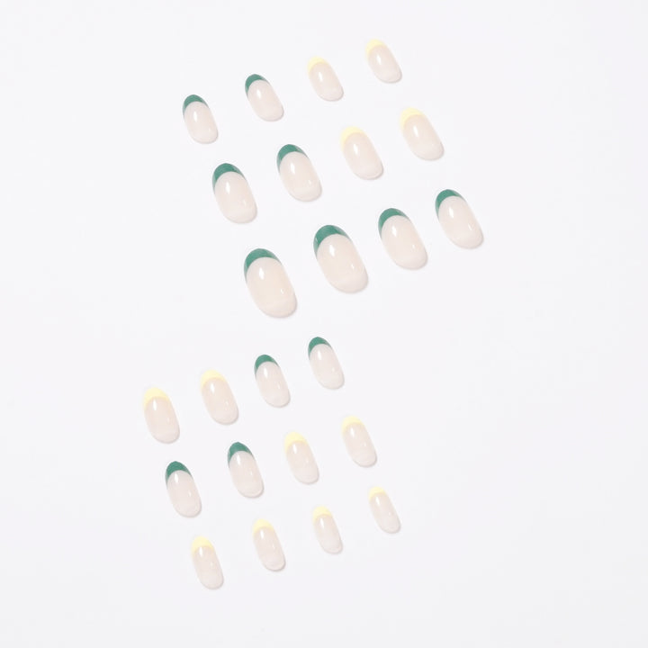 Artful nail art with creative color tips Kalsten