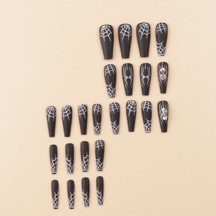 Artistic Spider-Themed Press-On Nails Kalsten