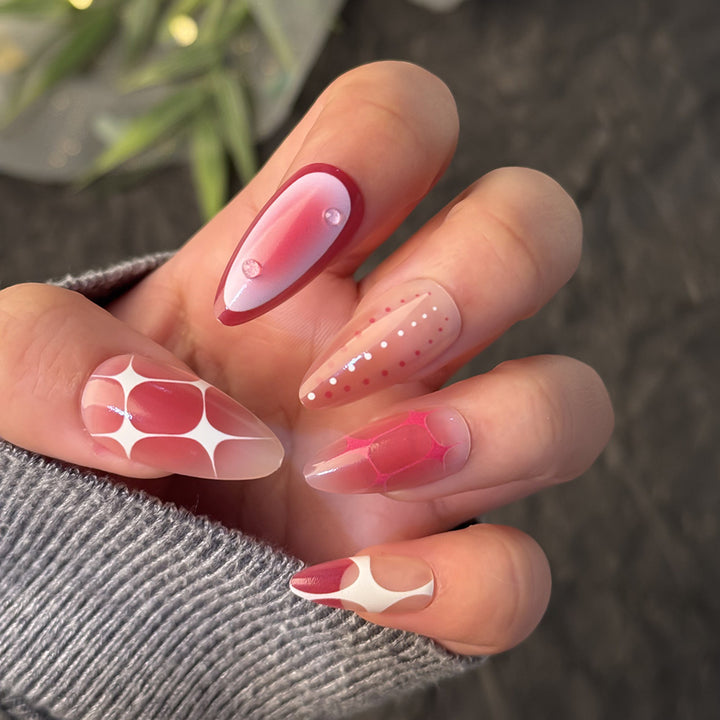 Elegant Artistic Press-On Nail Set Kalsten 1787294328