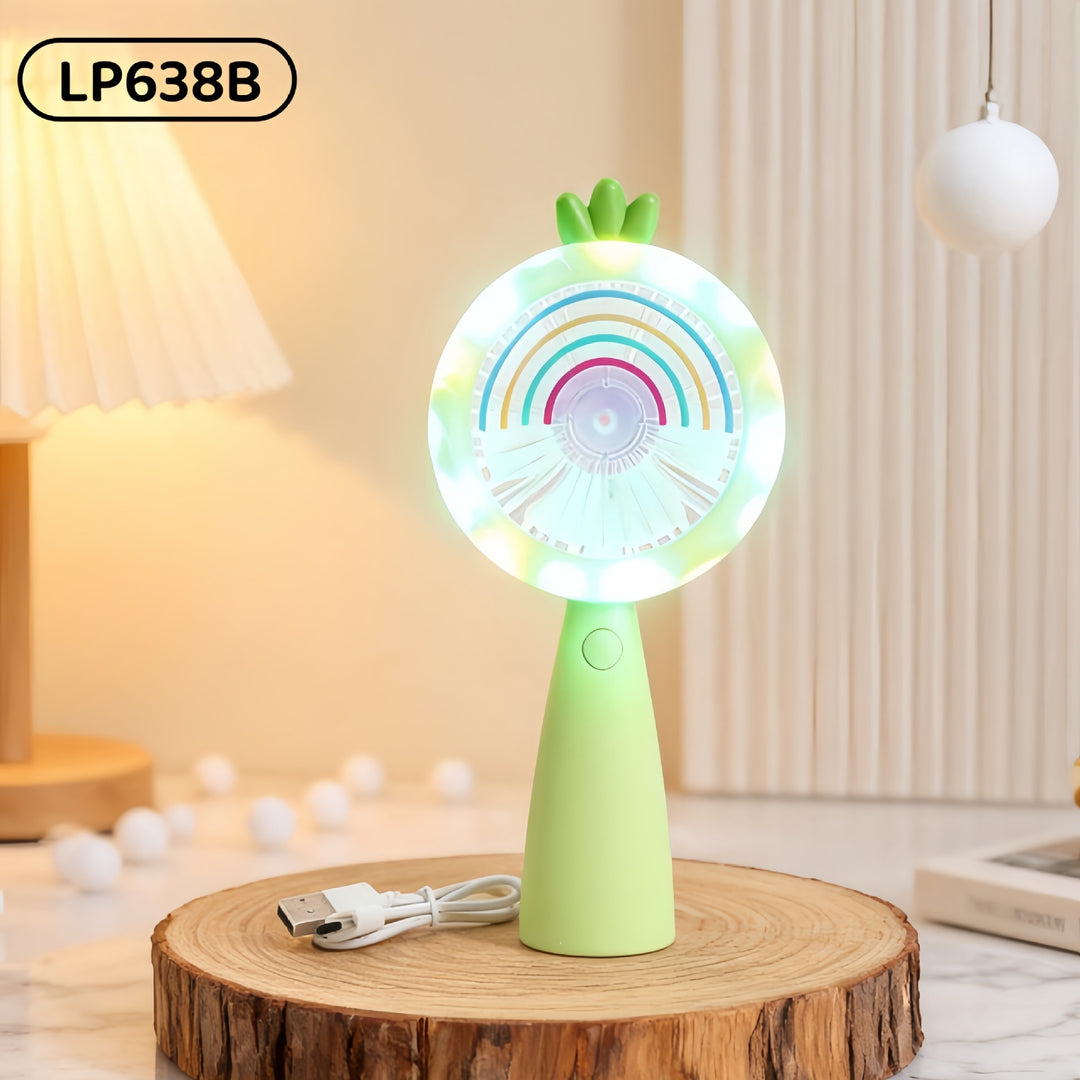 Women's portable multifunction fan with LED lighting Kalsten