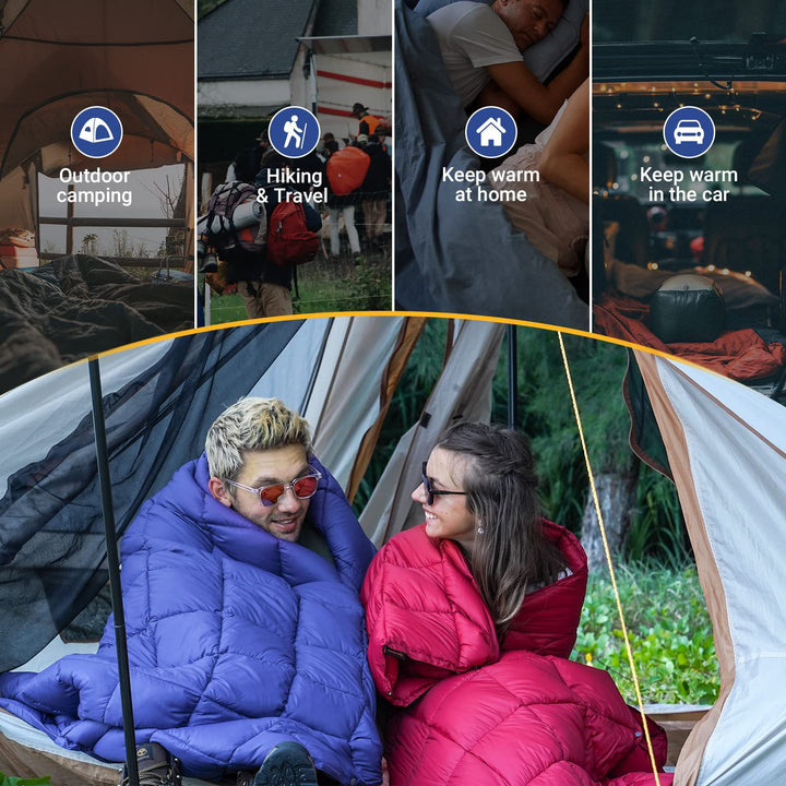 Women's winter blanket with eco-friendly filling Kalsten