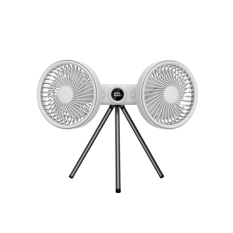 Women's standing fan with dual fan heads and digital control Kalsten