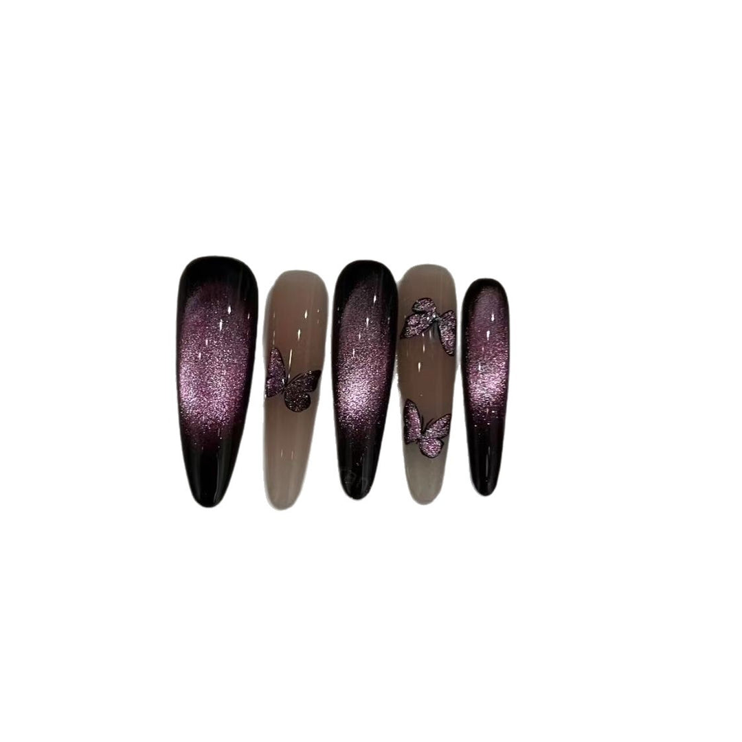 Artistic Butterfly Nail Art Extensions