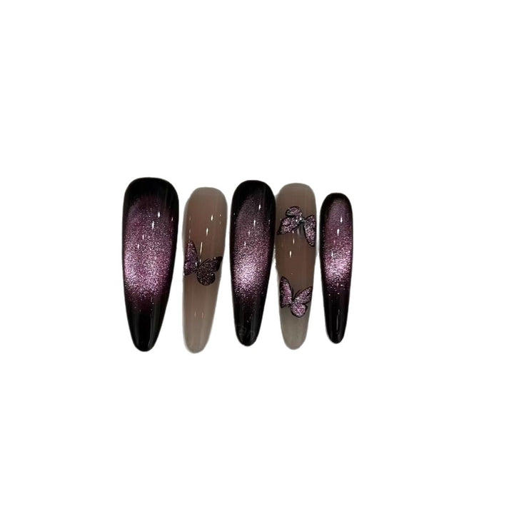 Artistic Butterfly Nail Art Extensions