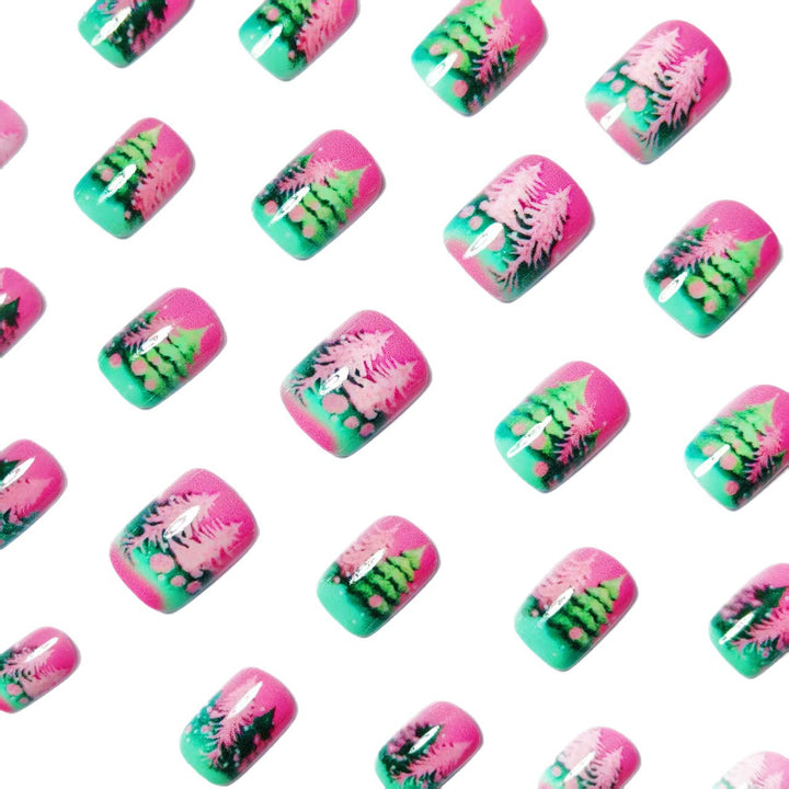 Seasonal Tree-Themed Nail Art Kalsten