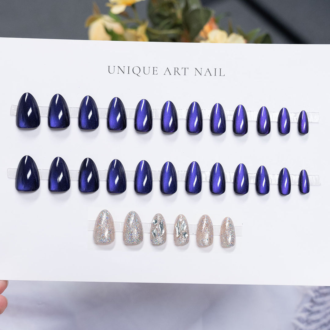 High Shine Press-On Nail Art