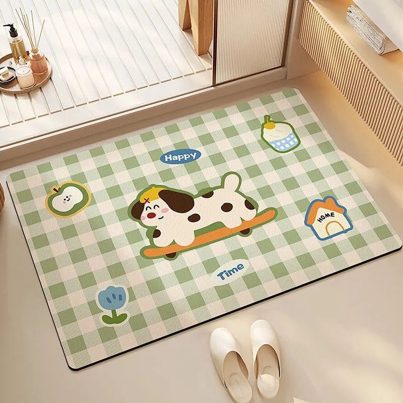 Welcome Home Cartoon Area Rug Kalsten