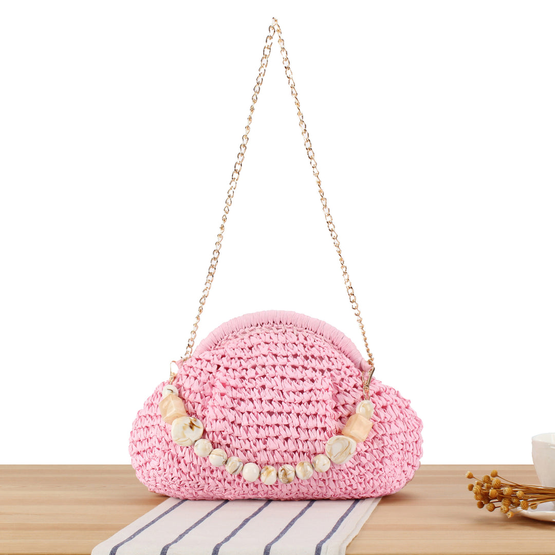 Shoulder bag with elegant pearl decoration Kalsten