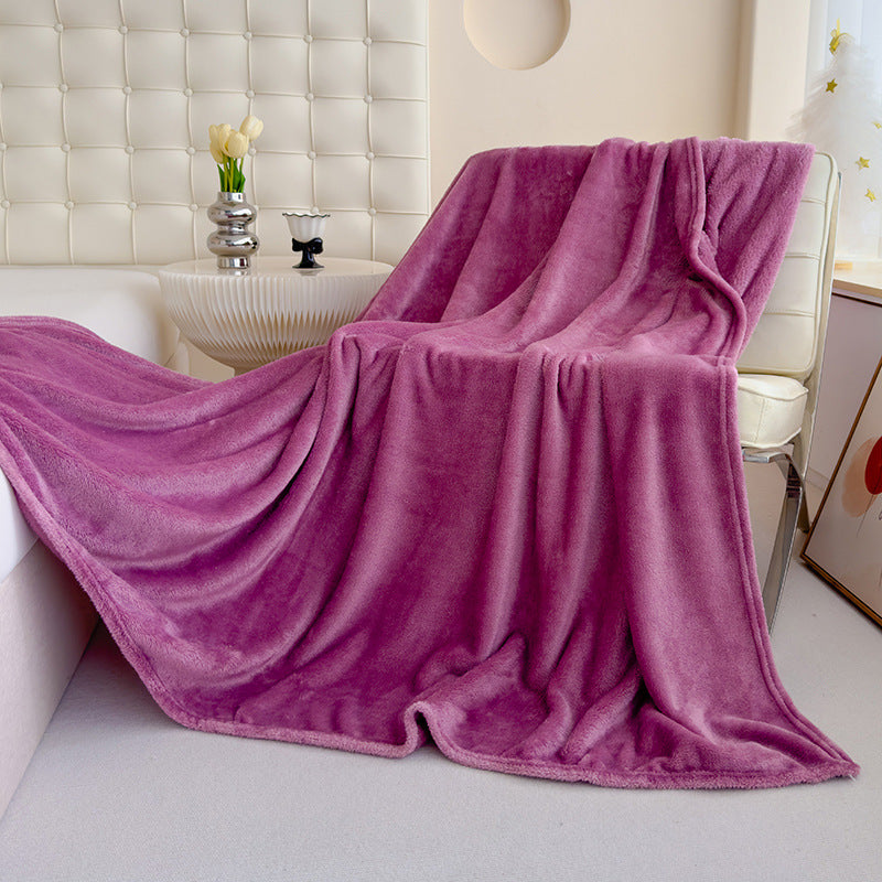 Cozy Microfiber Throw Blanket