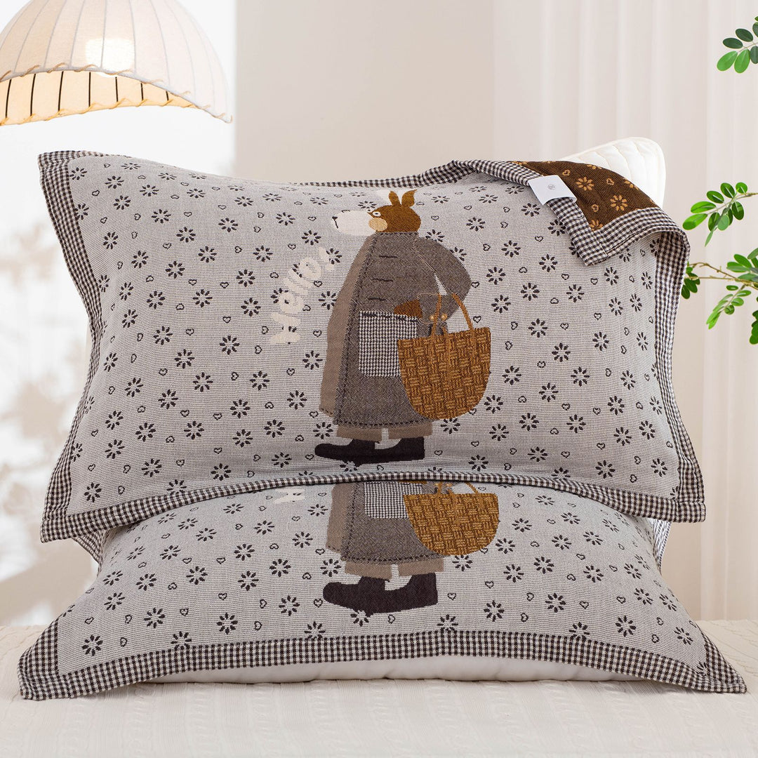 Women's pillowcase with cute dinosaur motif Kalsten