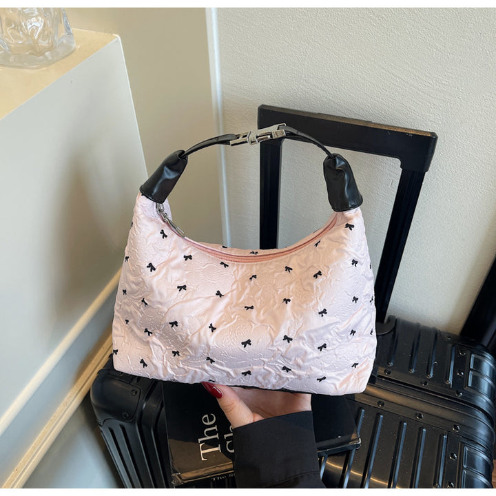 Quilted Floral Shoulder Handbag Kalsten