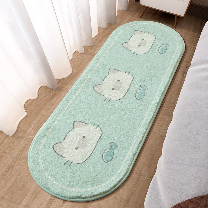 Soft Plush Bunny Themed Area Rug