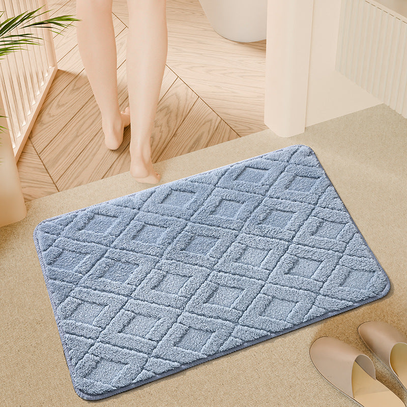 Textured Memory Foam Bath Mat Kalsten