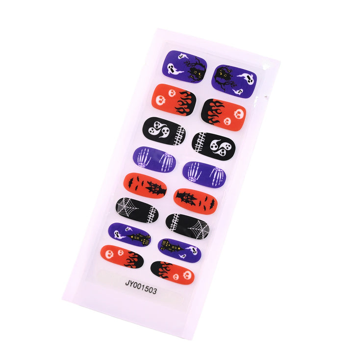 Glow-in-the-Dark Halloween Nail Art Stickers