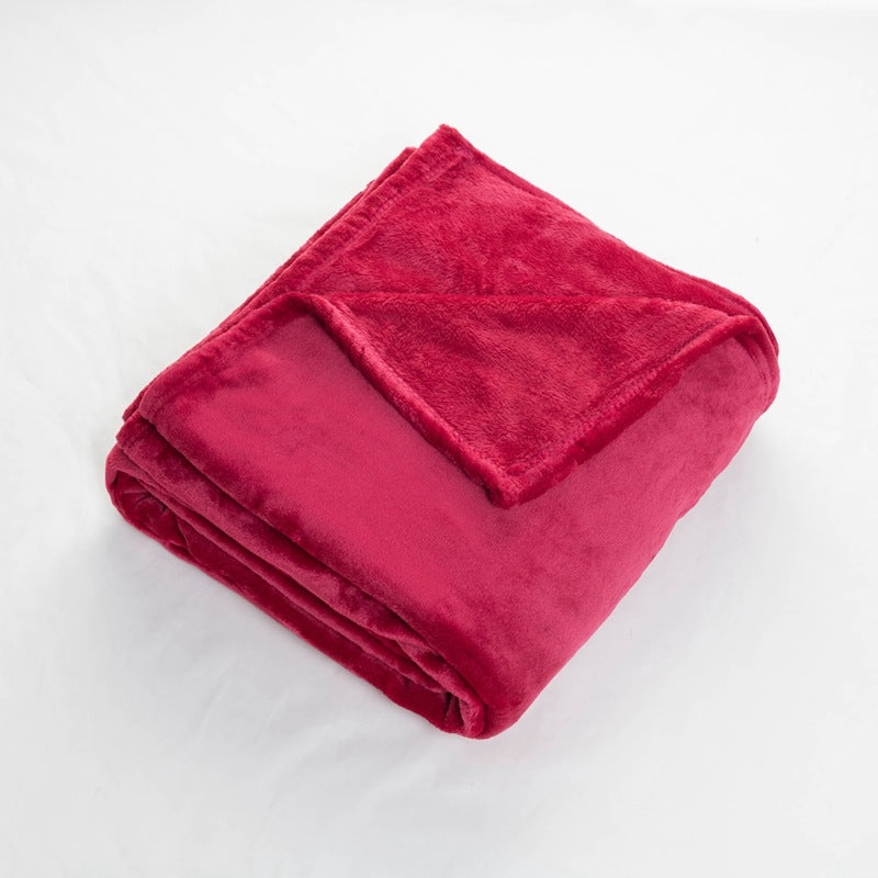 Ladies Cozy Plush Blanket with Reversible Design Kalsten
