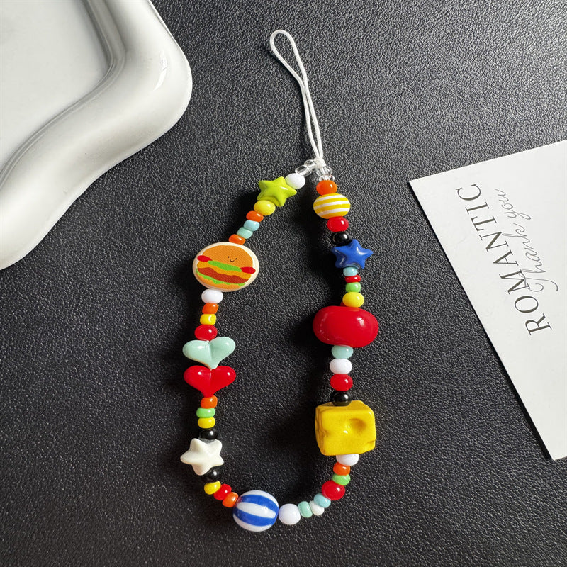 Playful Themed Beaded Eyewear Holder Kalsten