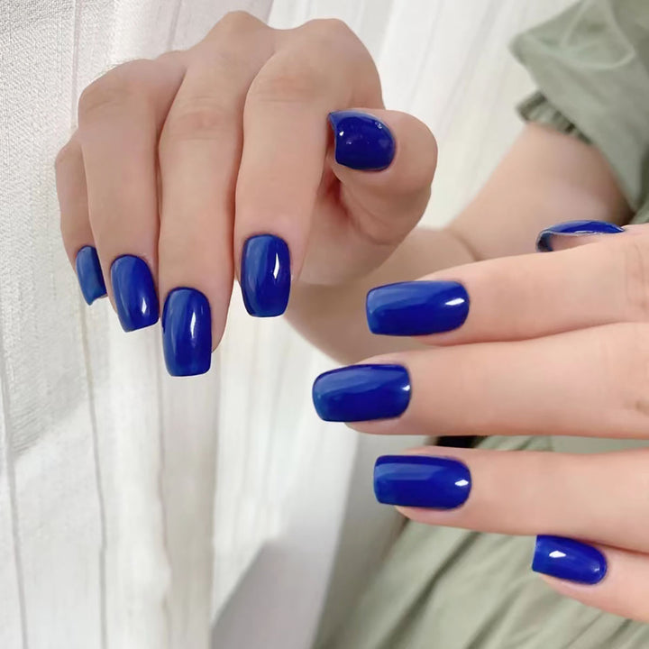 High-Gloss Square Press-On Nail Set