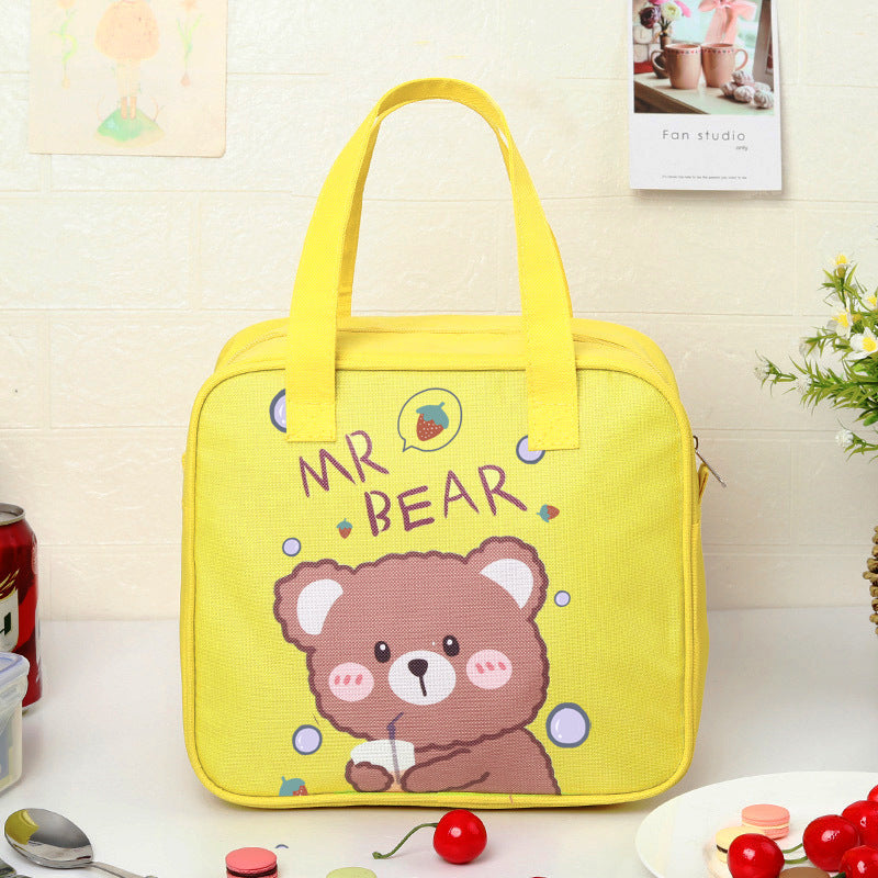 Children's Insulated Bear-Themed Lunch Bag Kalsten