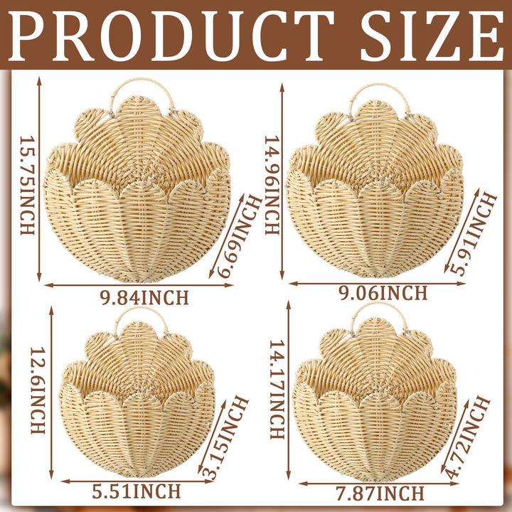 Woven Shell Storage Basket Kalsten