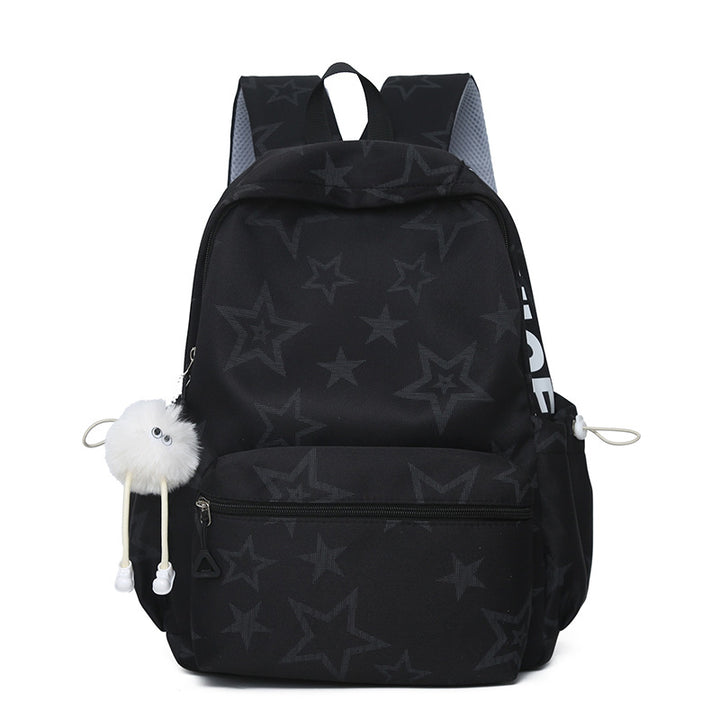 Star-Embellished Casual Backpack Kalsten