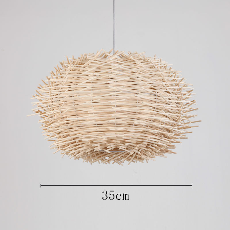 Organic Woven Pendant Light