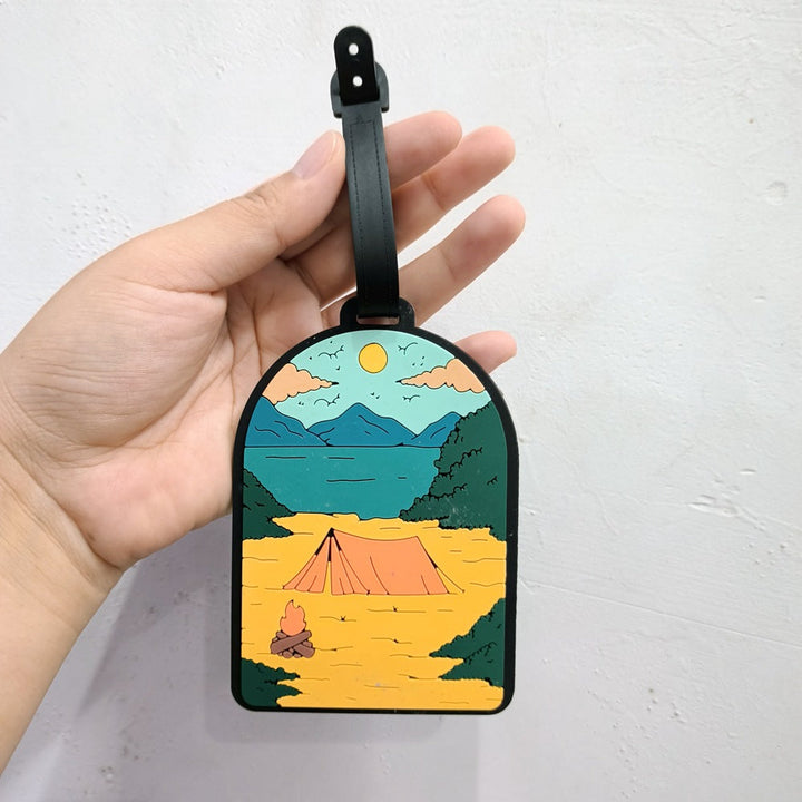 Adventure-Themed Luggage Tag Kalsten