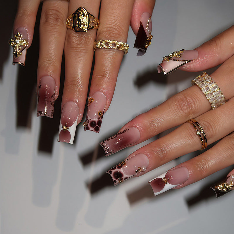 Elegant Decorative Press-On Nail Set kalsten