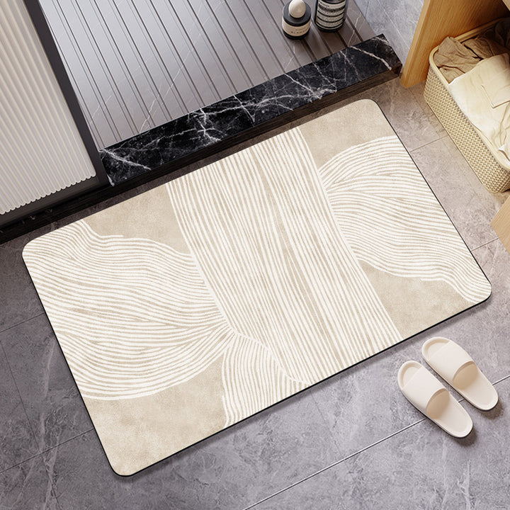 Geometric Abstract Bath Mat Kalsten