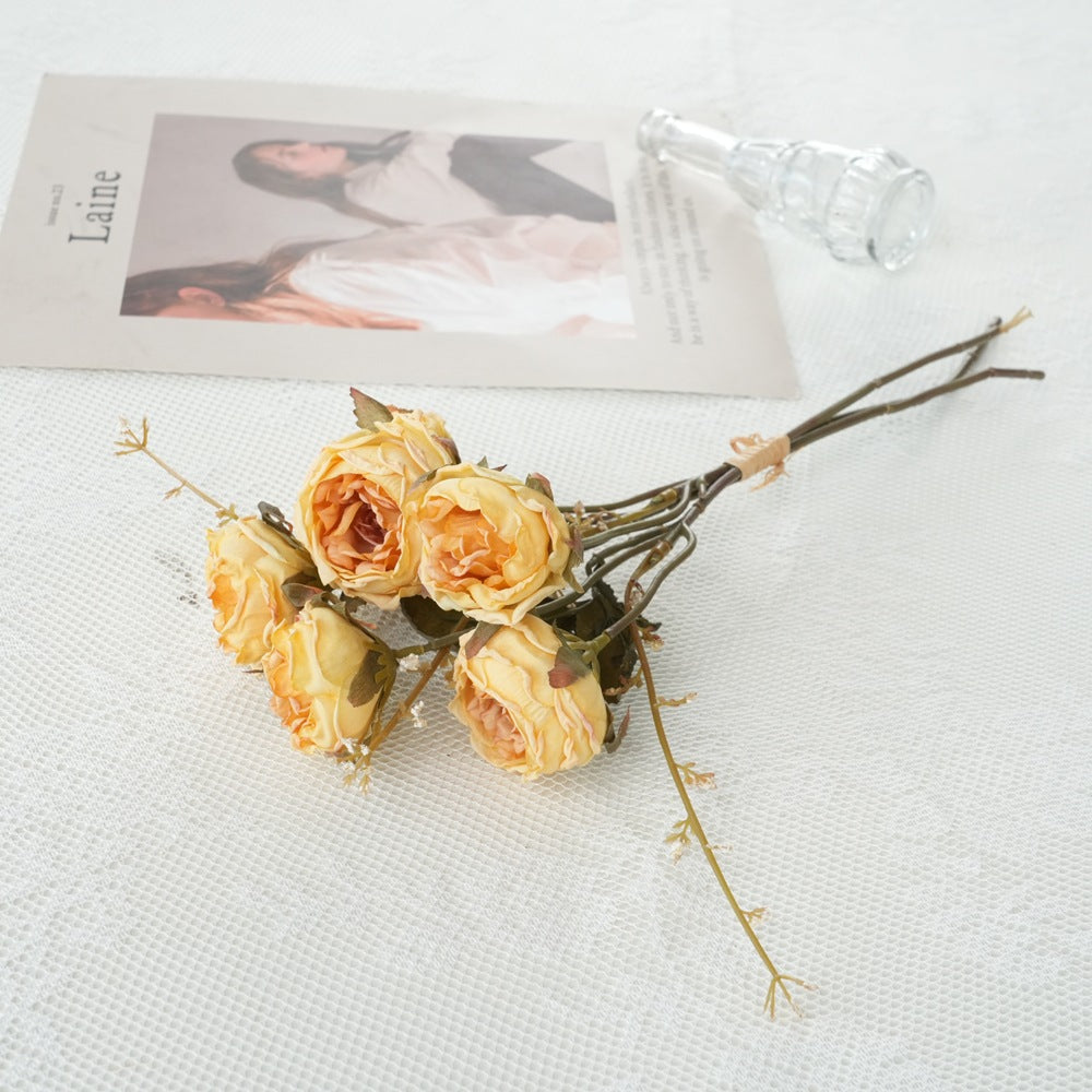 Faux Floral Rose Bouquet