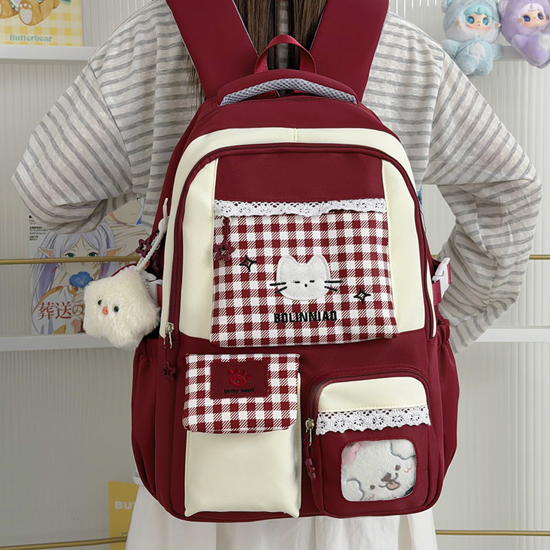 Cute Cartoon Cat-Themed Backpack Kalsten