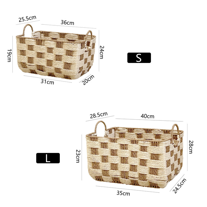 Storage basket with handles Kalsten