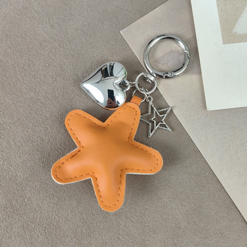 Keychain with star and heart design Kalsten