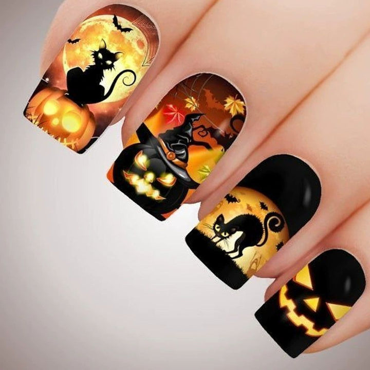 Halloween Themed Nail Art Stickers Kalsten