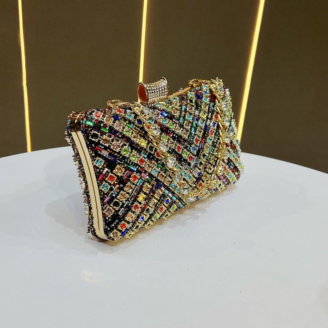 Elegant Bejeweled Evening Clutch
