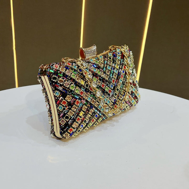 Elegant Bejeweled Evening Clutch