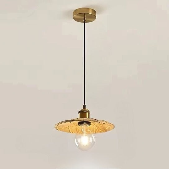 Rustic Wooden Pendant Light