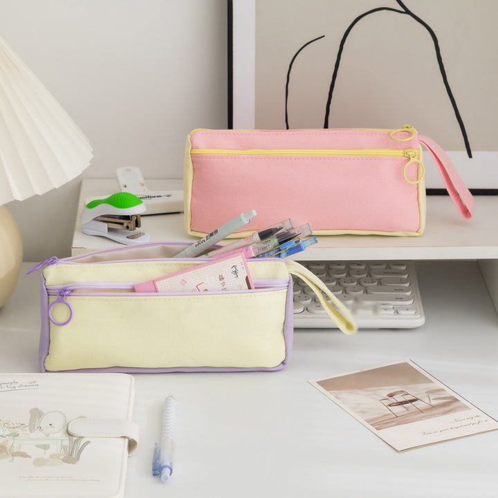 Durable Double-Zippered Pencil Pouch Kalsten