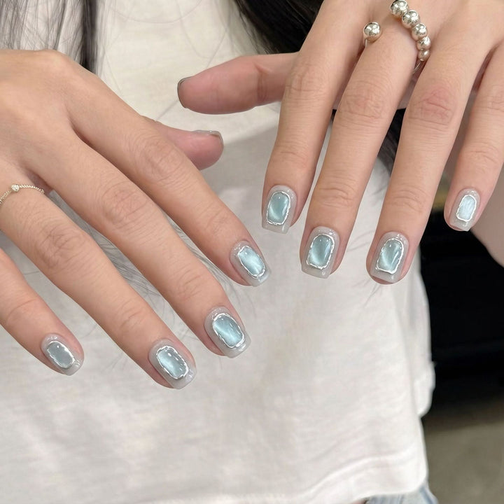 Luxurious Glossy Press-On Nail Set