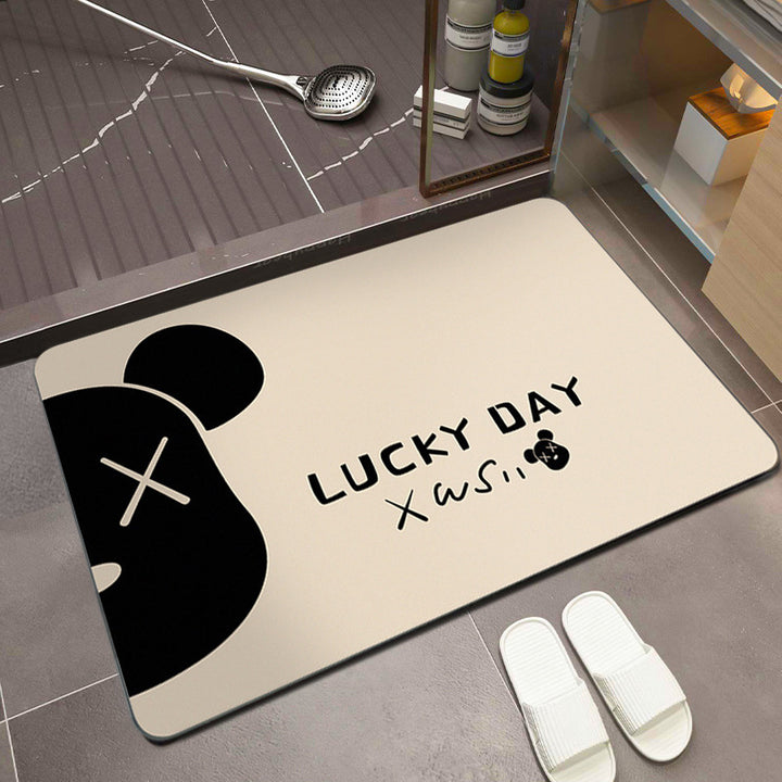 Cartoon-Themed Absorbent Bath Mat Kalsten
