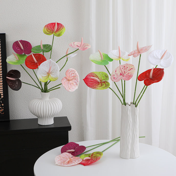 Elegant artificial orchid with delicate flowers