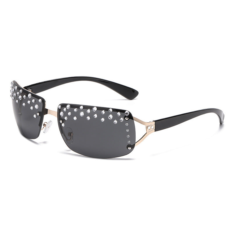Women's Glamorous Sunglasses with Glitter Accents Kalsten