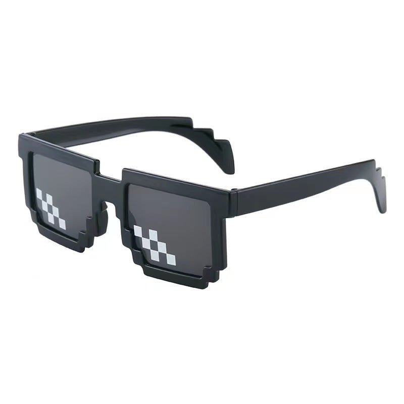 Geometric Pixelated Frame Sunglasses Kalsten