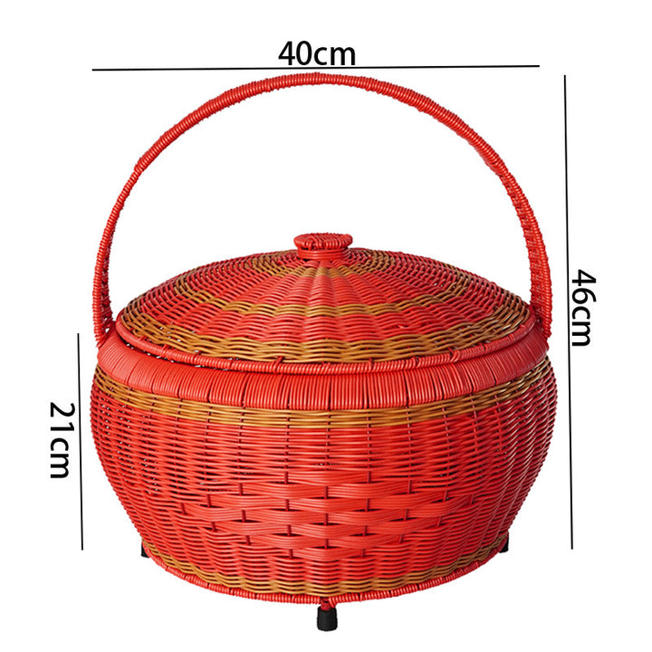 Multi-Tiered Woven Storage Basket Kalsten