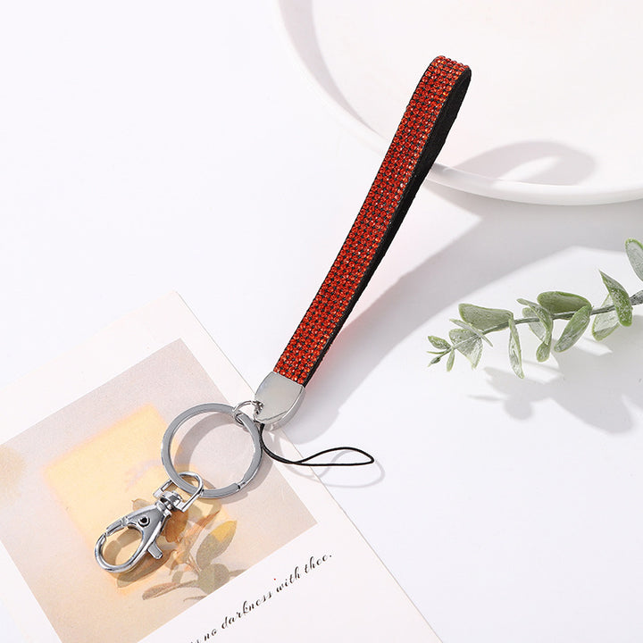 Rhinestone Accent Keychain Holder Kalsten